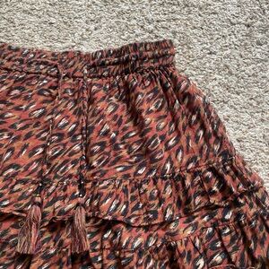 AUGUSTE THE LABEL TIERED MINI SKIRT